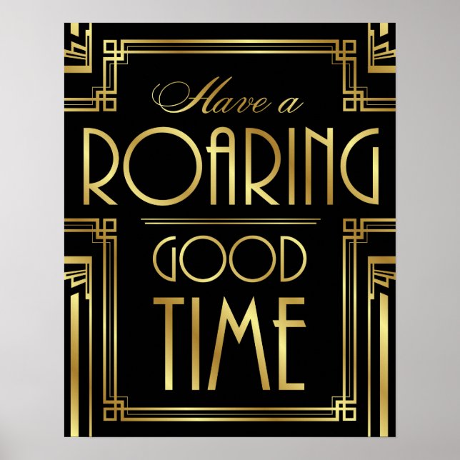 Art Deco HAT EINE GUTE ZEITSCHRIFT signieren Print Poster (Vorne)