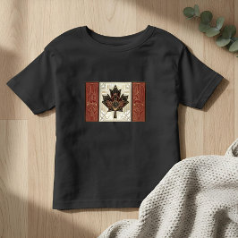 Art Deco Heritage Flag | Canada | 1920s Kleinkind T-shirt