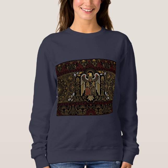 Art Deco Heritage Flag | Spain | Classic 1920s Sweatshirt (Vorderseite)