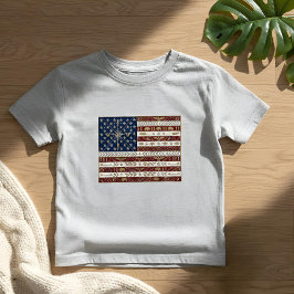 Art Deco Heritage Flag | United States | 1920s Kleinkind T-shirt