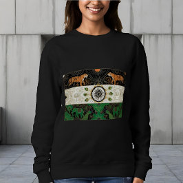 Art Deco Heritage-Flagge | Indien | Design der 192 Sweatshirt