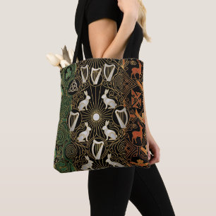 Art Deco Heritage-Flagge   Irland Benutzerdefinier Tasche