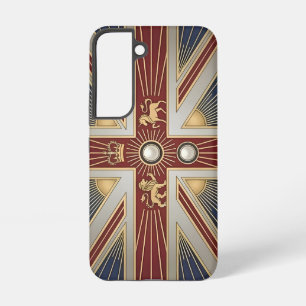 Art Deco Heritage-Flagge Vereinigtes Königreich Samsung Galaxy Hülle