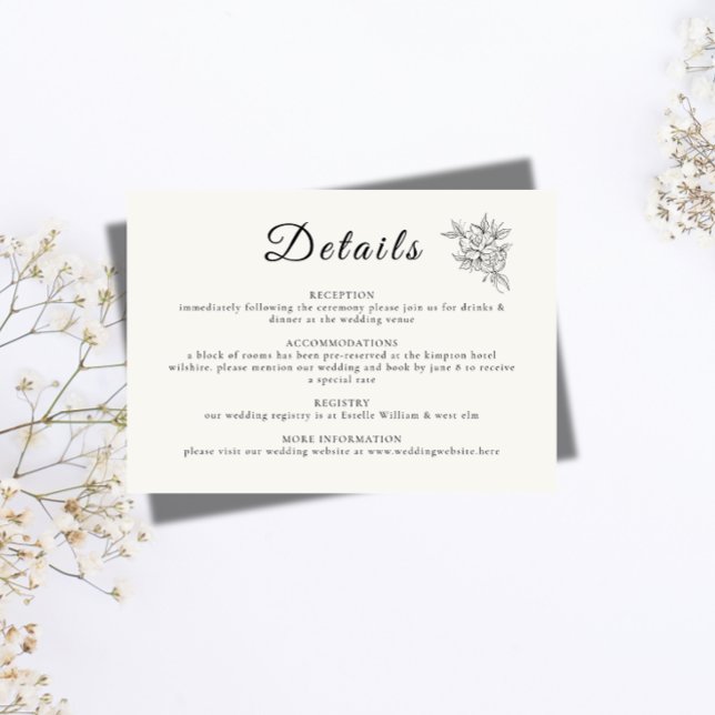 Art Deco Hochzeit Beilage Karte  (Von Creator hochgeladen)