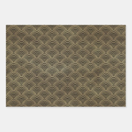 Art Deco Holiday Geschenkpapier Set