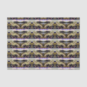 Art Deco Icelandic Pferd Seidenpapier