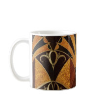 ART DECO INLAID WOODWORT