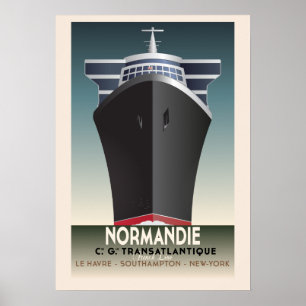 Art Deco Inspiriert Cruise Poster