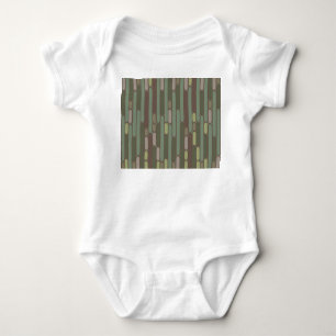 Art Deco Inspiriert Ovals Baby Strampler