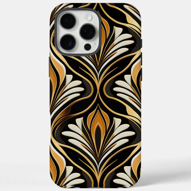 Art Deco iPhone 16 Pro Max Hülle (Rückseite)