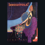 Art Deco Irresistible Mavis Perfume Poster<br><div class="desc">Eine schöne Abbildung von Fred L. Parker ist "unwiderstehlich". Das ist eine Werbespot aus den 20er Jahren für den Duft von Mavis in Parfüm und Talcum in der roten Zinn. Ein perfekter Ausdruck für die Gestaltung oder, süße Erinnerungen für den Liebhaber der Art Déco-Ära! Das lila und blaue Kleid und...</div>