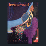 Art Deco Irresistible Mavis Perfume Poster<br><div class="desc">Eine schöne Abbildung von Fred L. Parker ist "unwiderstehlich". Das ist eine Werbespot aus den 20er Jahren für den Duft von Mavis in Parfüm und Talcum in der roten Zinn. Ein perfekter Ausdruck für die Gestaltung oder, süße Erinnerungen für den Liebhaber der Art Déco-Ära! Das lila und blaue Kleid und...</div>