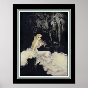 Art déco "Jardin de nuit" par Louis Icart