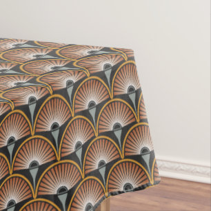Art Deco Jazz Age Sunset Jukebox Tischdecke