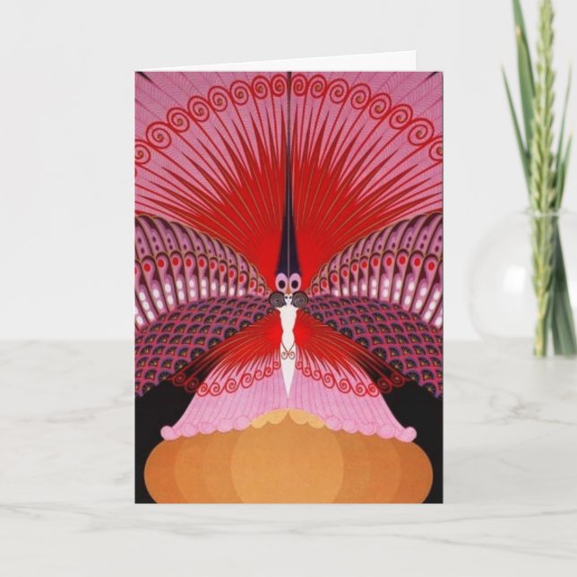 Art Deco Karte (Vorderseite)