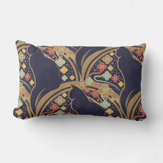 Art Deco Katze Blumenmuster Wurfkissen Lendenkissen