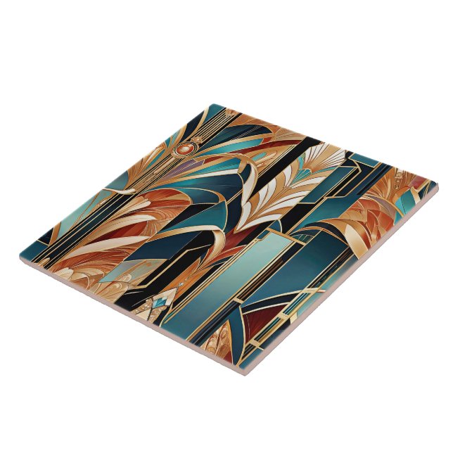 Art Deco Keramikfliese (Seite)