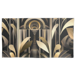 Art Deco King Pair Pillowcases Kissenbezug