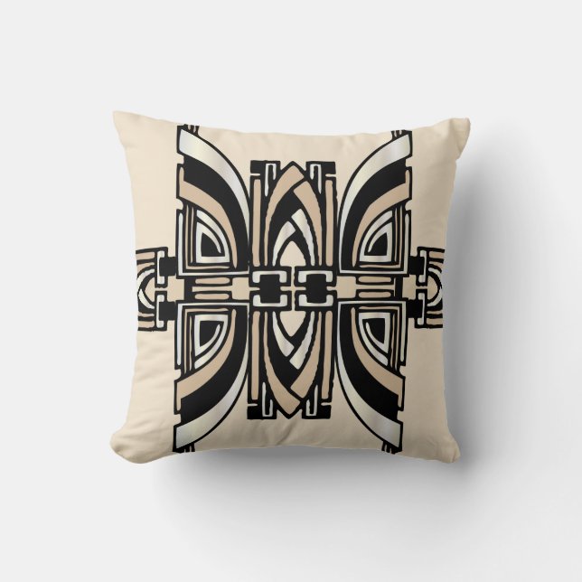 Art Deco Kissen (Vorderseite)