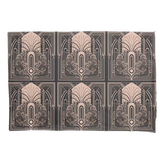 Art Deco Kissenbezug (Vorderseite)
