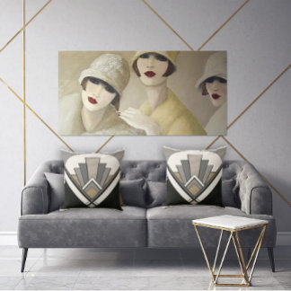 Art Deco Kissenbezug Kissen