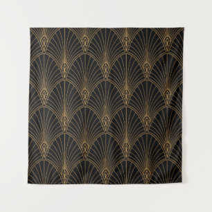 Art Deco: klassisches geometrisches Muster. Wandteppich