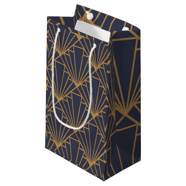 Art Deco Kleine Geschenktüte (Vorderseite Schrägansicht)
