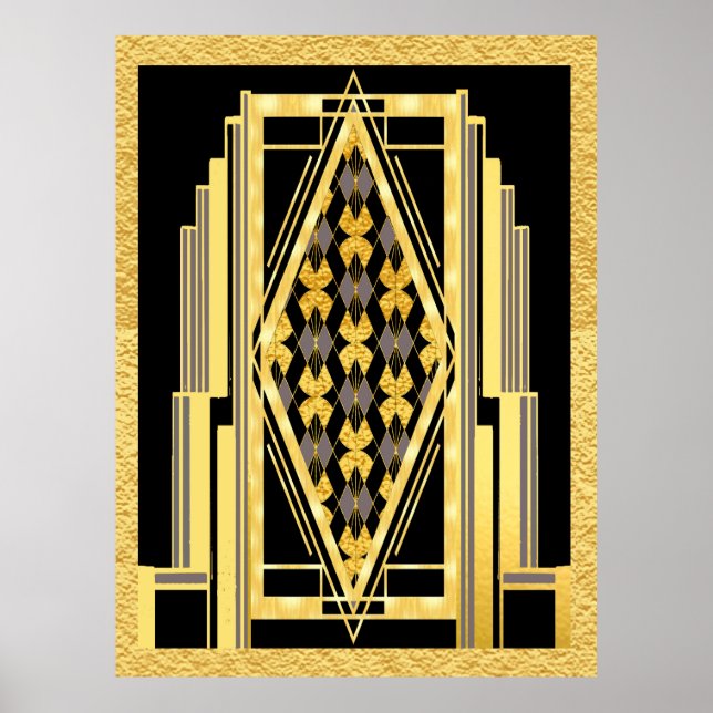Art-Deco-Kompilierung Poster (Vorne)