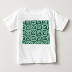 Art-Deco-Kreise und Diamanten Baby T-shirt