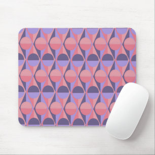 Art-Deco-Kreise und Dreiecke Mousepad