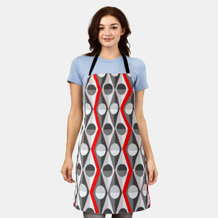 Art-Deco-Kreise und Dreiecke Schürze