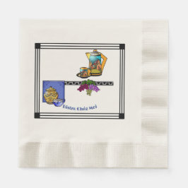 Art Deco Küche Bistro Personalisiert Serviette