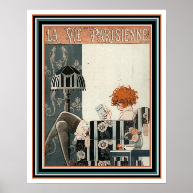 Art Deco La Vie Parisienne 16 x 20 Poster (Vorne)
