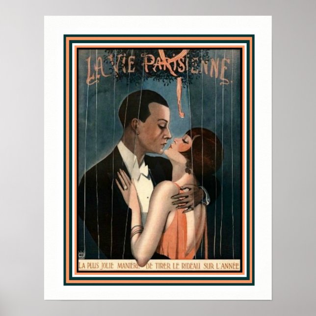 Art Deco La Vie Parisienne 16 x 20 Poster (Vorne)