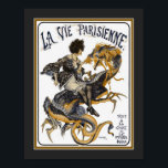 Art Deco La Vie Parisienne Poster der 1920er Jahre<br><div class="desc">Blickfang,  rauschende Zwanziger,  Art Deco Cover für La Vie Parisienne mit flapper Girl auf einem Drachen. Plakat misst Standard 11x14 (abgebildet). Ebenfalls erhältlich in Standard 16x20,  kundenspezifische Größen,  sowie Leinwand.</div>