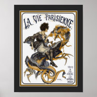 Art Deco La Vie Parisienne Poster der 1920er Jahre