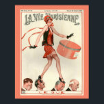 Art Deco La Vie Parisienne Poster der 20er Jahre<br><div class="desc">Populäres Poster der Art Déco-Cover der 1920er Jahre für das französische Magazin La Vie Parisienne.</div>