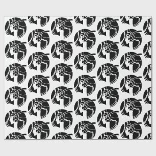 Art Deco Lady Geschenkpapier