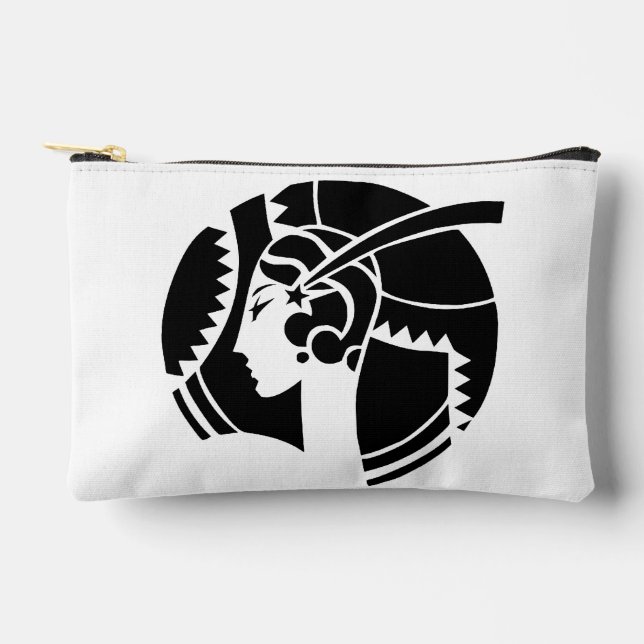 Art Deco Lady Zubehörtasche (Vorderseite)