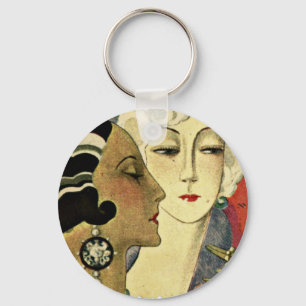 Art Deco Ladys Schlüsselanhänger