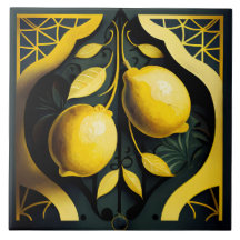 Art Deco Lemons