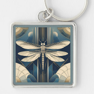 Art Deco Libellen-Schlüsselanhänger Schlüsselanhänger