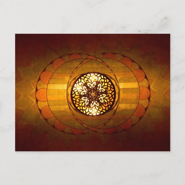 Art Deco Lighting Postkarte (Vorderseite)