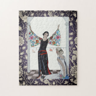 Art Déco Lila Puzzle