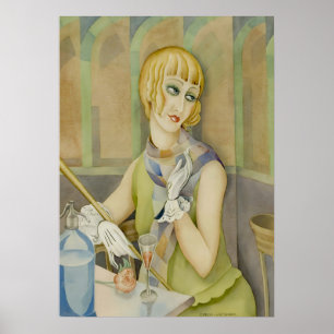 Art Deco - Lili Elbe Porträt von Gerda Wegener Poster