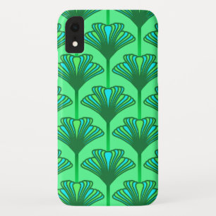Art Deco Lily, Jade Green und Türkis Case-Mate iPhone Hülle