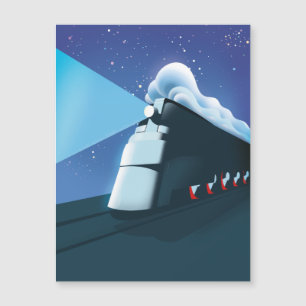 Art Deco Lokomotive Magnetkarte