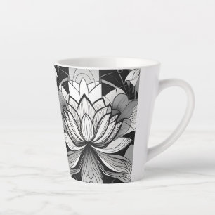 Art Deco Lotus 12oz Tasse