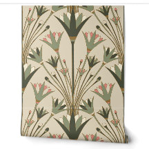 Art Deco Lotus - Jakobsmuschel-Lotus - Braun und R