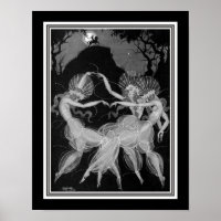 Art déco "Lune folie" Imprimer ca. 1922